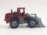 2012 Matchbox MBX Construction Quarry King Red Front End Loader Die Cast Toy Car Construction Vehicle