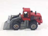 2012 Matchbox MBX Construction Quarry King Red Front End Loader Die Cast Toy Car Construction Vehicle