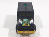 2003 Hot Wheels Hot Haulers Armored Truck Rollin' Dough Black Die Cast Toy Car Vehicle with Opening Rear Door