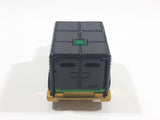 2003 Hot Wheels Hot Haulers Armored Truck Rollin' Dough Black Die Cast Toy Car Vehicle with Opening Rear Door
