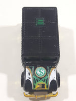 2003 Hot Wheels Hot Haulers Armored Truck Rollin' Dough Black Die Cast Toy Car Vehicle with Opening Rear Door