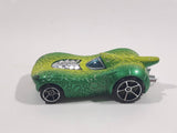 2010 Hot Wheels Disney Pixar Toy Story 3 Rex Rider Two-Tone Satin Green and Lime Green Die Cast Toy Character Car Vehicle