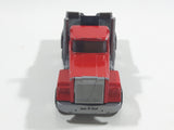 Majorette No. 297 Mack Tow Truck Red Grey 1/100 Scale Die Cast Toy Car Vehicle