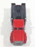 Majorette No. 297 Mack Tow Truck Red Grey 1/100 Scale Die Cast Toy Car Vehicle