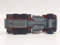 Majorette No. 297 Mack Tow Truck Red Grey 1/100 Scale Die Cast Toy Car Vehicle