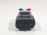 Vintage 1985 Zee Toys Dyna Wheels D82 Ford Limited Black and White Swat Unit Police Car Die Cast Toy Car Vehicle