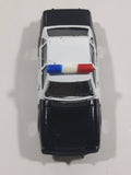 Vintage 1985 Zee Toys Dyna Wheels D82 Ford Limited Black and White Swat Unit Police Car Die Cast Toy Car Vehicle