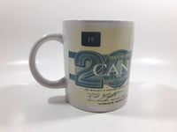 Novelty Collectible $20 Canadian Bill Currency Cash Money Ceramic Coffee Mug