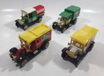 Set of 4 Vintage Reader's Digest High Speed Corgi Trucks Classic Die Cast Toy Antique Car Delivery Vehicle