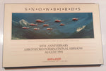 30th Anniversary Abbotsford International Airshow August 1991 Snow Birds Themed Large 18" x 27 3/4" Wood Wall Plaque