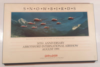30th Anniversary Abbotsford International Airshow August 1991 Snow Birds Themed Large 18" x 27 3/4" Wood Wall Plaque