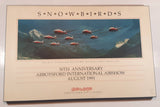 30th Anniversary Abbotsford International Airshow August 1991 Snow Birds Themed Large 18" x 27 3/4" Wood Wall Plaque
