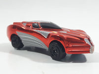 2001 Irwin Toys BKC Red Chrome Plastic Die Cast Toy Car Vehicle