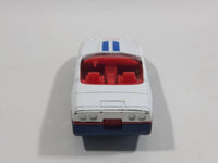 Maisto Turbo Tread Chevrolet Corvette Convertible White Die Cast Toy Car Vehicle