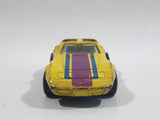 1987 Matchbox Superfast Chevrolet Corvette T-Roof Yellow Die Cast Toy Car Vehicle