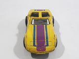 1987 Matchbox Superfast Chevrolet Corvette T-Roof Yellow Die Cast Toy Car Vehicle