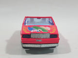 Majorette No. 253 Cadillac Allante Convertible "Fun" Hot Pink 1/59 Scale Die Cast Toy Car Vehicle