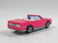 Majorette No. 253 Cadillac Allante Convertible "Fun" Hot Pink 1/59 Scale Die Cast Toy Car Vehicle