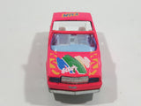 Majorette No. 253 Cadillac Allante Convertible "Fun" Hot Pink 1/59 Scale Die Cast Toy Car Vehicle