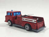 Vintage Zylmex p337 Fire Engine Ford Cab Truck Red Die Cast Toy Car Vehicle
