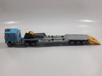Majorette Semi Tractor Truck and Trailer "Blue's Trucking Co." #302 Light Blue 1/87 Scale Die Cast Toy Car Vehicle