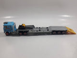 Majorette Semi Tractor Truck and Trailer "Blue's Trucking Co." #302 Light Blue 1/87 Scale Die Cast Toy Car Vehicle