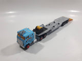 Majorette Semi Tractor Truck and Trailer "Blue's Trucking Co." #302 Light Blue 1/87 Scale Die Cast Toy Car Vehicle