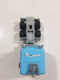 Majorette Semi Tractor Truck and Trailer "Blue's Trucking Co." #302 Light Blue 1/87 Scale Die Cast Toy Car Vehicle