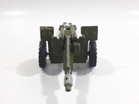 Vintage Dinky Toys Meccano Battle Lines American 105 mm Gun Howitzer Dark Green Die Cast Army Toy 21751413