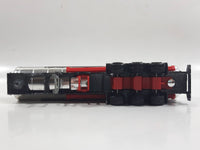 Majorette Super Movers No. 606 Texaco Tanker Semi Tractor Trailer Truck Silver Chrome Die Cast Toy Car Vehicle with Opening Hood