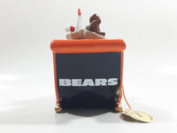 2008 The Danbury Mint Chicago Bears NFL Football Team Santa Christmas Sleigh Ceramic Ornament