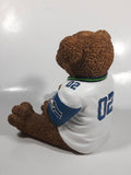 Very Hard To Find Seattle Seahawks NFL Football Team 7" Tall Resin Teddy Bear Coin Bank Sports Team Collectible