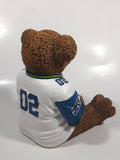 Very Hard To Find Seattle Seahawks NFL Football Team 7" Tall Resin Teddy Bear Coin Bank Sports Team Collectible