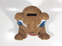 Very Hard To Find Seattle Seahawks NFL Football Team 7" Tall Resin Teddy Bear Coin Bank Sports Team Collectible