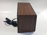 Vintage General Electric Model No. 7-4115B AM/FM Radio with Walnut Grain Wood Finish