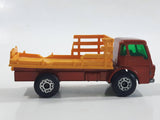 Vintage 1976 Lesney Matchbox Superfast No. 71 Dodge Cattle Truck Brown Die Cast Toy Car Vehicle - Made in England