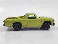 2011 Matchbox Service Center '70 Chevy El Camino Metalflake Lime Green 1:69 Scale Die Cast Toy Car Vehicle