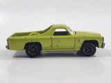 2011 Matchbox Service Center '70 Chevy El Camino Metalflake Lime Green 1:69 Scale Die Cast Toy Car Vehicle