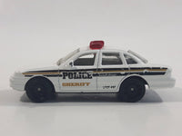 2006 Matchbox Police Ford Crown Victoria Sheriff White Die Cast Toy Car Vehicle