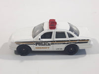 2006 Matchbox Police Ford Crown Victoria Sheriff White Die Cast Toy Car Vehicle