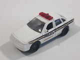 2006 Matchbox Police Ford Crown Victoria Sheriff White Die Cast Toy Car Vehicle