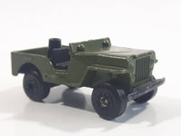 Vintage 1976 Lesney Matchbox Superfast No. 38 Jeep Army Green Die Cast Toy Car Vehicle