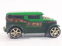 2006 MGA Marvel Spider-Man Sandman Hummer Style Green Die Cast Toy Car Vehicle