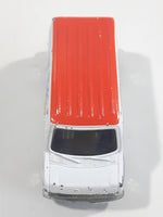 1981 ERTL The Cannonball Run Ford Van Ambulance Transcon Medi-Vac Van White and Orange Die Cast Toy Car Vehicle Made in Hong Kong