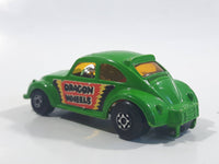 Vintage 1972 Lesney Matchbox No. 43 VW Volkswagen Dragster Lime Green Dragon Wheels Die Cast Toy Car Vehicle