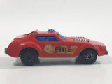 Vintage 1978 Matchbox Lesney Superfast No. 64 Fire Chief Red Die Cast Toy Car Firefighting Vehicle