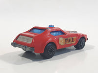 Vintage 1978 Matchbox Lesney Superfast No. 64 Fire Chief Red Die Cast Toy Car Firefighting Vehicle