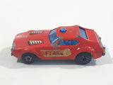 Vintage 1978 Matchbox Lesney Superfast No. 64 Fire Chief Red Die Cast Toy Car Firefighting Vehicle