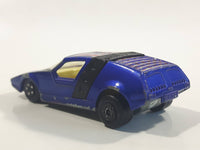 Vintage 1972 Lesney Matchbox Superfast Siva Spyder Blue Stars and Stripes #8 Die Cast Toy Car Vehicle Made in England