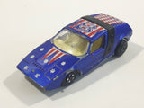 Vintage 1972 Lesney Matchbox Superfast Siva Spyder Blue Stars and Stripes #8 Die Cast Toy Car Vehicle Made in England